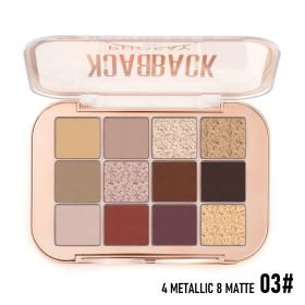 PHOFAY 12 Color Eyeshadow Palette (Option: 03)