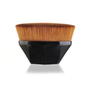 Foundation Brush BB Cream Makeup Brushes Loose Powder Brush Flat Kit (Option: Black1)