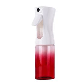 300Ml 200Ml Hair Spray Kappers Spray Empty Bottle Hervulbare Mist Fles Salon Kapper Tool Planten Zorg Water spuit (capacity: 300ml, Color: Gradient red)